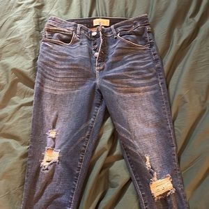 Abercrombie & Fitch High Rise Super Skinny Ankle